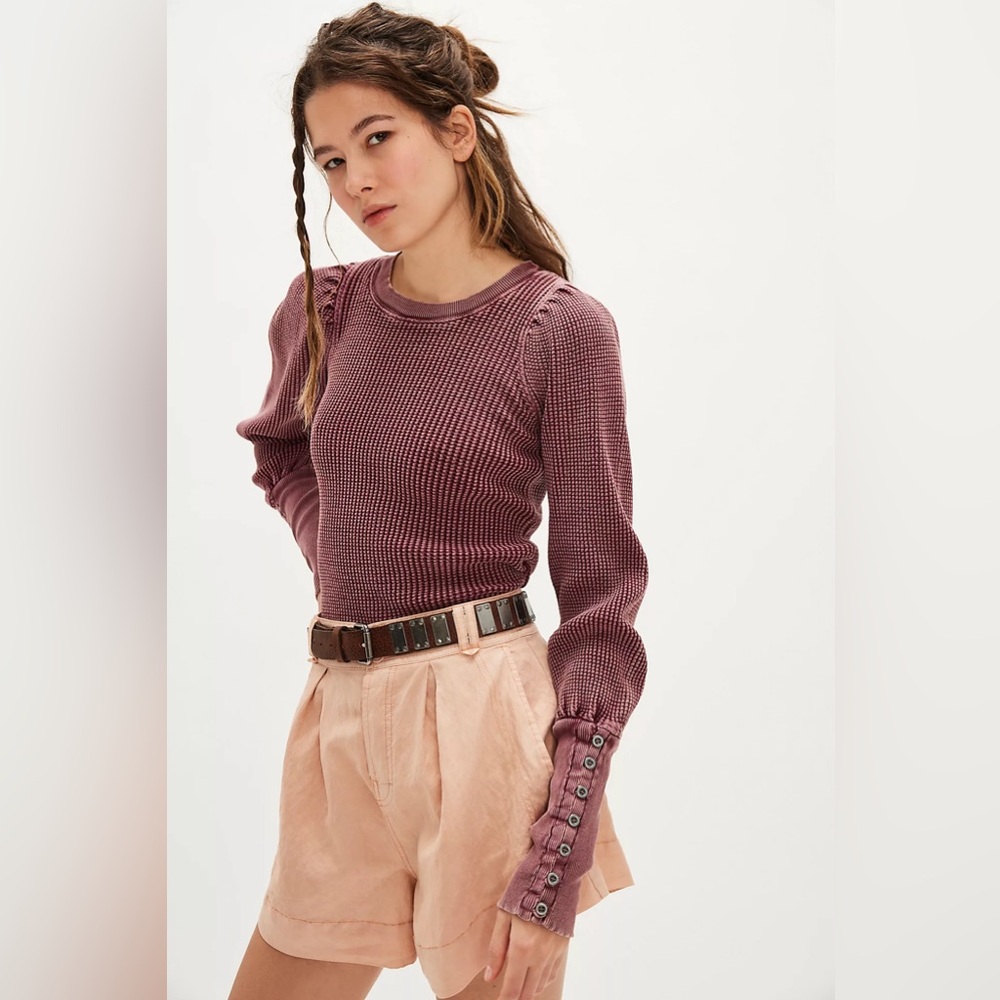 FP One Wesley Thermal Top in Brown, Size M